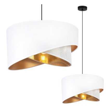 lampa sufitowa wiszaca asti asymetryczny skosny abazur w stylu glamour do sypialni i salonu