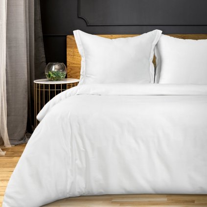 SATÉNOVÉ POVLEČENÍ DIVA 8 200X220 CM, 2KS 70X80 CM BÍLÉ