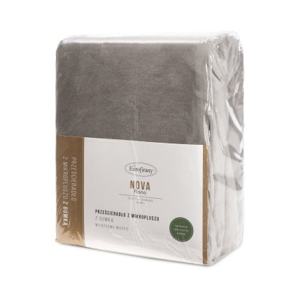 FLEECOVÉ PROSTĚRADLO FLANO 200X220 CM BÉŽOVÁ