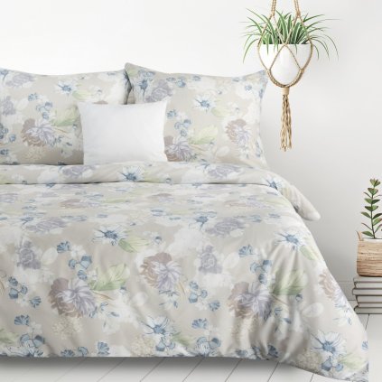 POVLEČENÍ Z MIKROVLÁKNA JULIA 140X200 CM, 1KS 70X80 CM KVĚTY