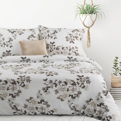 POVLEČENÍ Z MIKROVLÁKNA INGA 140X200 CM, 1KS 70X80 CM KVĚTY