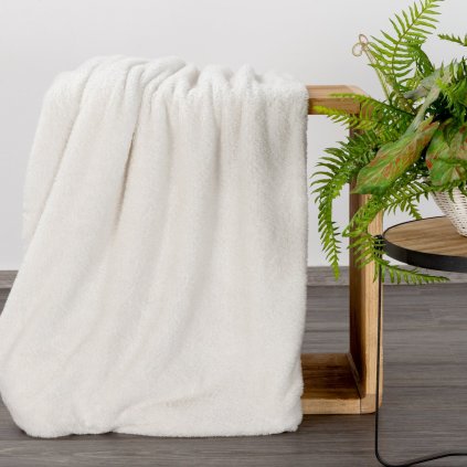 DEKA Z MIKROFLANELU BLINK 150X200 CM BÍLÁ