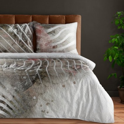 MAKOSATENOVÉ POVLEČENÍ EVA19 200X220 CM, 2 KS 70X80 CM VZOROVANÉ