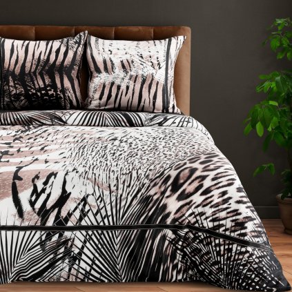 MAKOSATENOVÉ POVLEČENÍ EVA21 160X200 CM, 2 KS 70X80 CM VZOROVANÉ