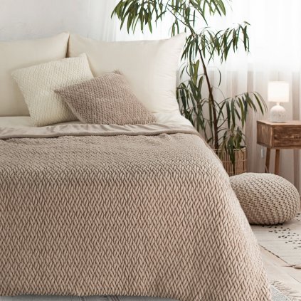 DEKA KAYLA 130X160 CM BÉŽOVÁ