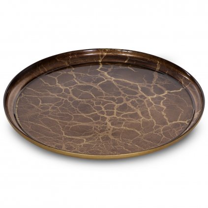 SKLENĚNÝ DEKORAČNÍ TALÍŘ SUZI (04)