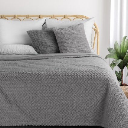 DEKA LARIS 130X170 CM STŘÍBRNÁ