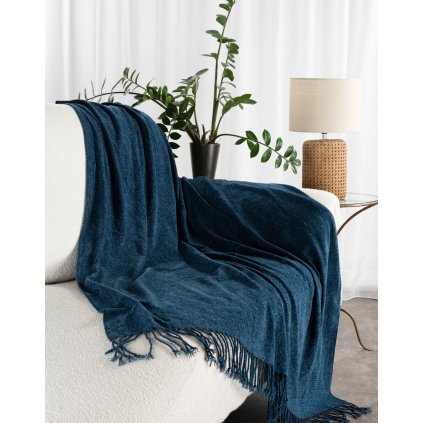 DEKA JOYCE 130X160 CM TMAVĚMODRÁ