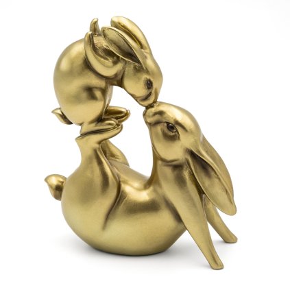 VELIKONOČNÍ SOŠKA EASTER9 16X18 CM ZLATÁ