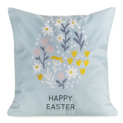 VELIKONOČNÍ DEKORAČNÍ POVLAK NA POLŠTÁŘ EASTER11 45X45 CM VZOROVANÁ