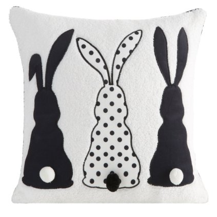 VELIKONOČNÍ DEKORAČNÍ POVLAK NA POLŠTÁŘ EASTER04 45X45 CM VZOROVANÁ