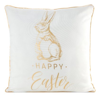 VELIKONOČNÍ DEKORAČNÍ POVLAK NA POLŠTÁŘ EASTER43 45X45 CM VZOROVANÁ