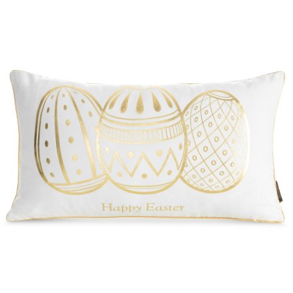 VELIKONOČNÍ DEKORAČNÍ POVLAK NA POLŠTÁŘ EASTER49 30X50 CM VZOROVANÁ