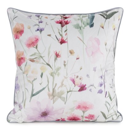 DEKORAČNÍ POVLAK NA POLŠTÁŘ VELVET152 45X45 CM KVĚTINY