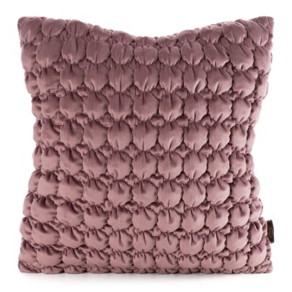 DEKORAČNÍ POVLAK NA POLŠTÁŘ VELVET193 45X45 CM PUDROVÁ