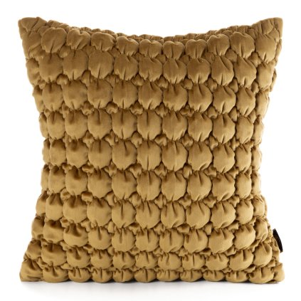 DEKORAČNÍ POVLAK NA POLŠTÁŘ VELVET193 45X45 CM HOŘČICOVÁ