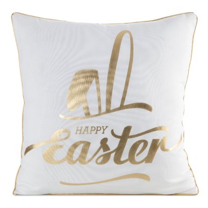 VELIKONOČNÍ DEKORAČNÍ POVLAK NA POLŠTÁŘ EASTER41 45X45 CM VZOROVANÁ