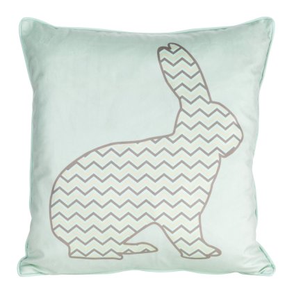 VELIKONOČNÍ DEKORAČNÍ POVLAK NA POLŠTÁŘ EASTER1 45X45 CM VZOROVANÁ