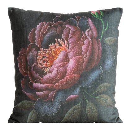 DEKORAČNÍ POVLAK NA POLŠTÁŘ LEN54 45X45 CM KVĚTY