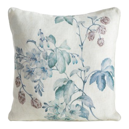 DEKORAČNÍ POVLAK NA POLŠTÁŘ LEN 41 45X45 CM KVĚTY