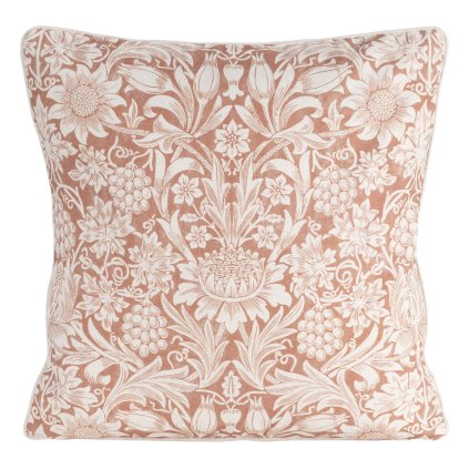 DEKORAČNÍ POVLAK NA POLŠTÁŘ LEN 35 50X50 CM VZOROVANÁ