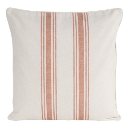 DEKORAČNÍ POVLAK NA POLŠTÁŘ LEN 35 50X50 CM VZOROVANÁ