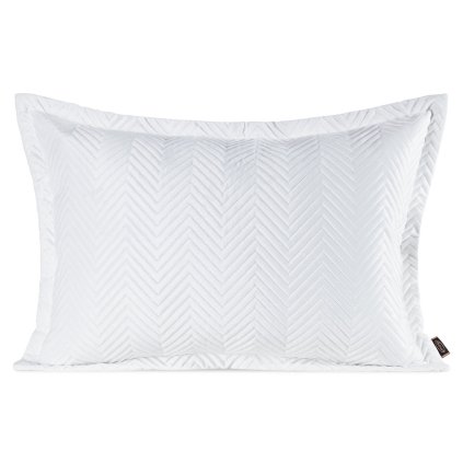 DEKORAČNÍ POVLAK NA POLŠTÁŘ SOFIE 50X70 CM BÍLÁ