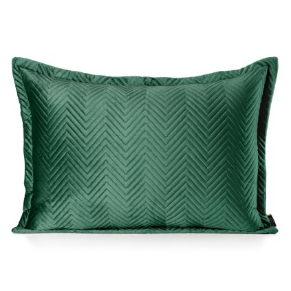 DEKORAČNÍ POVLAK NA POLŠTÁŘ SOFIE 50X70 CM TMAVĚZELENÁ