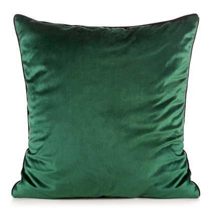 DEKORAČNÍ POVLAK NA POLŠTÁŘ GAJA2 60X60 CM TMAVĚZELENÁ