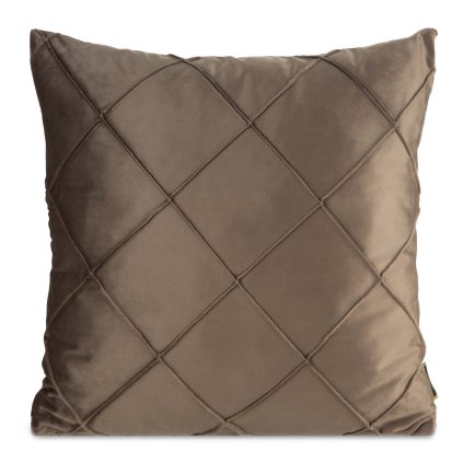 DEKORAČNÍ POVLAK NA POLŠTÁŘ NALA 2 45X45 CM TMAVĚBÉŽOVÁ