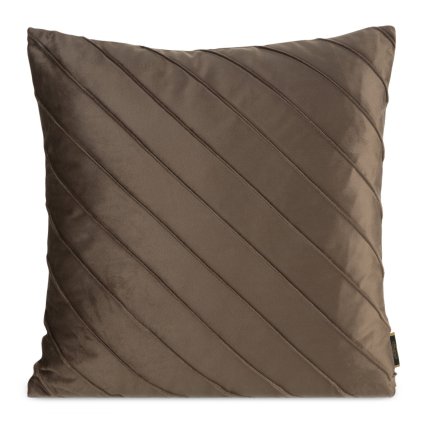 DEKORAČNÍ POVLAK NA POLŠTÁŘ NALA 3 45X45 CM TMAVĚBÉŽOVÁ