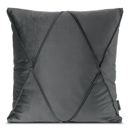 DEKORAČNÍ POVLAK NA POLŠTÁŘ NALA 2 45X45 CM ŠEDÁ