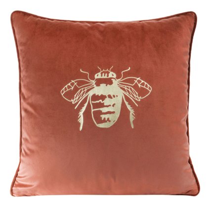 DEKORAČNÍ POVLAK NA POLŠTÁŘ BLINK14 45X45 CM CIHLOVÁ