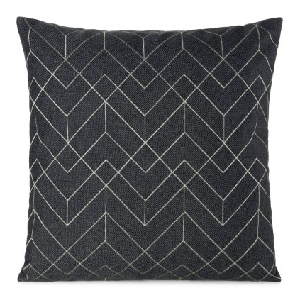 DEKORAČNÍ POVLAK NA POLŠTÁŘ MILA1 45X45 CM ŠEDÁ