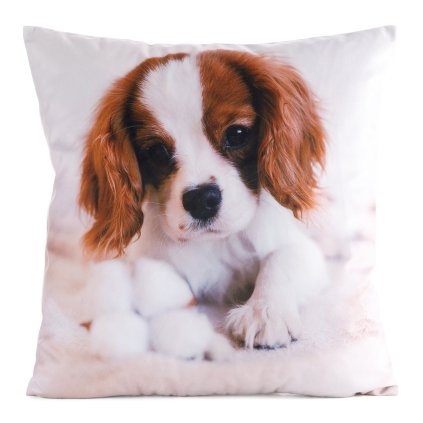 DĚTSKÝ DEKORAČNÍ POVLAK NA POLŠTÁŘ ANIMAL72 45X45 CM VZOROVANÁ