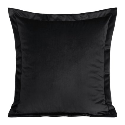 DEKORAČNÍ POVLAK NA POLŠTÁŘ RIA45X45 CM ČERNÁ