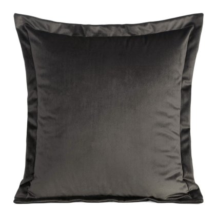 DEKORAČNÍ POVLAK NA POLŠTÁŘ RIA45X45 CM GRAFITOVÁ