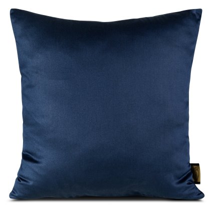 SATÉNOVÝ POVLAK NA POLŠTÁŘ DINA 40X40 CM TMAVĚMODRÁ