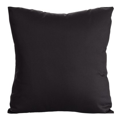SATÉNOVÝ POVLAK NA POLŠTÁŘ DINA 40X40 CM ČERNÁ