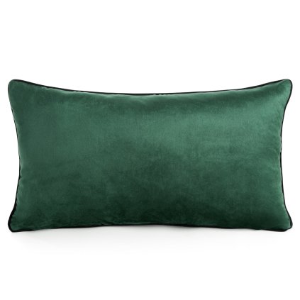 DEKORAČNÍ POLŠTÁŘ GAJA3 30X50 CM TMAVĚZELENÁ