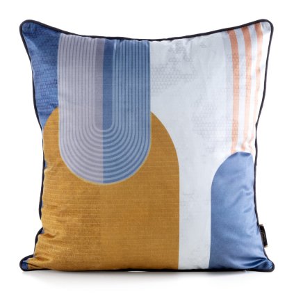 DEKORAČNÍ POVLAK NA POLŠTÁŘ VELVET164 45X45 CM VZOROVANÁ