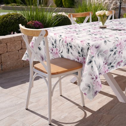 ZAHRADNÍ VODĚODOLNÝ UBRUS GARDEN 140X220 CM KVĚTY