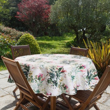 ZAHRADNÍ VODĚODOLNÝ UBRUS GARDEN (FI) 150 CM KVĚTY