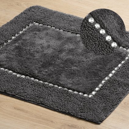 PŘEDLOŽKA DO KOUPELNY CHIC 50X70 CM ŠEDÁ