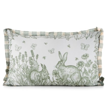 VELIKONOČNÍ DEKORAČNÍ POVLAK NA POLŠTÁŘ EASTER60 45X45 CM VZOROVANÁ