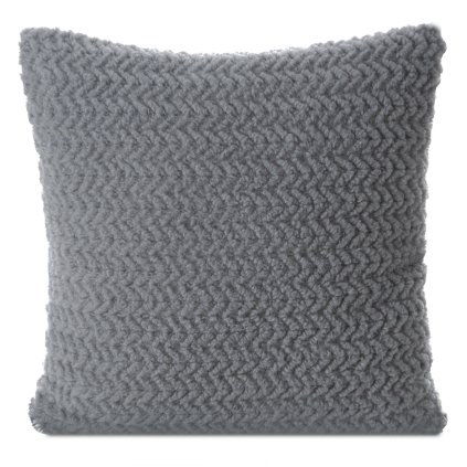 DEKORAČNÍ POVLAK NA POLŠTÁŘ LARIS 45X45 CM STŘÍBRNÁ