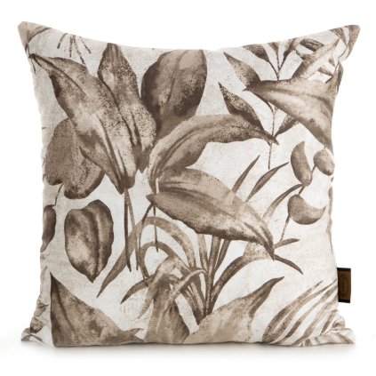 SATÉNOVÝ POVLAK NA POLŠTÁŘ SPRING46 40X40 CM LISTY