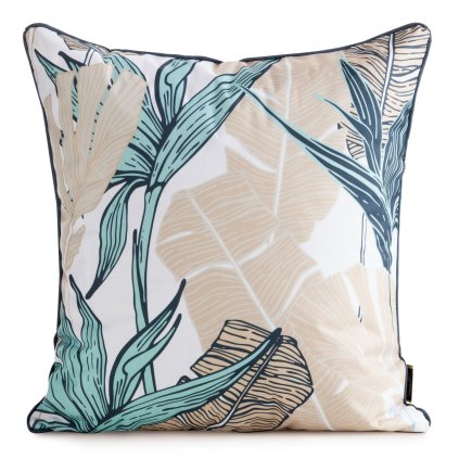 ZAHRADNÍ VODĚODOLNÝ POVLAK NA POLŠTÁŘ GARDEN 45X45 CM LISTY