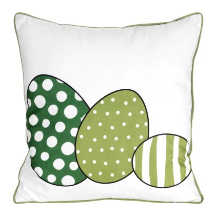 VELIKONOČNÍ DEKORAČNÍ POVLAK NA POLŠTÁŘ EASTER03 45X45 CM VZOROVANÁ