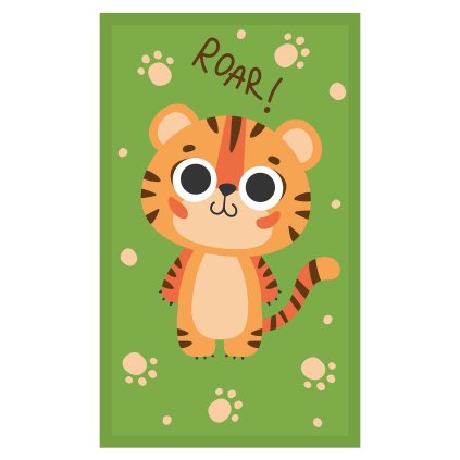 recznik przedszkolny dla dziecka 30x50 jednorozec